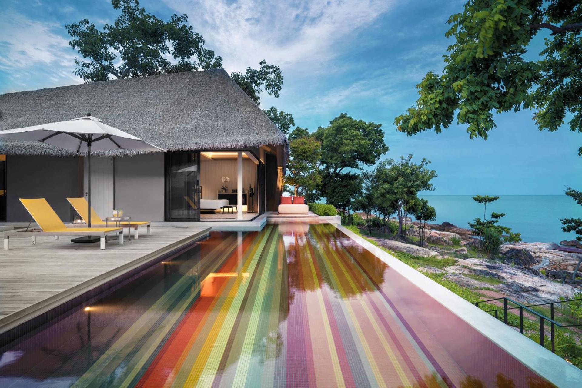 Hotel Hyatt Regency Koh Samui Chaweng  Exterior foto 3D rendering of a pool