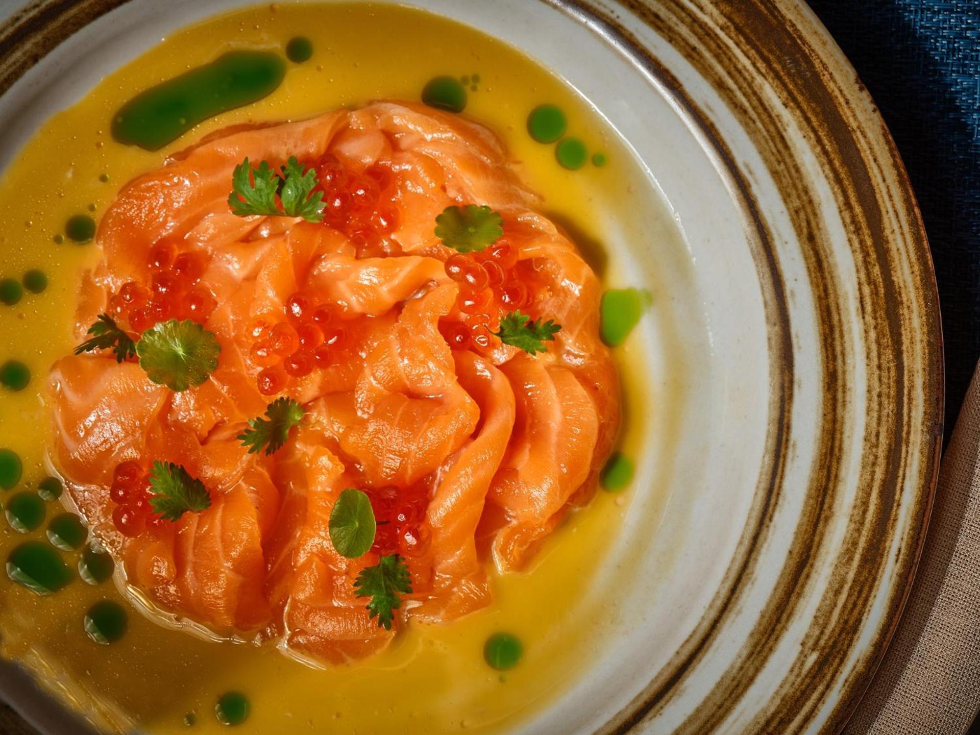 Hotel Hyatt Regency Koh Samui Chaweng  Exterior foto Salmon sashimi